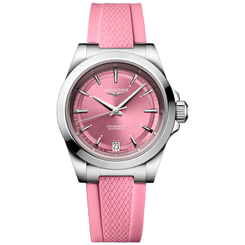 L3.430.4.99.9 Longines Conquest ljusrosa 34 