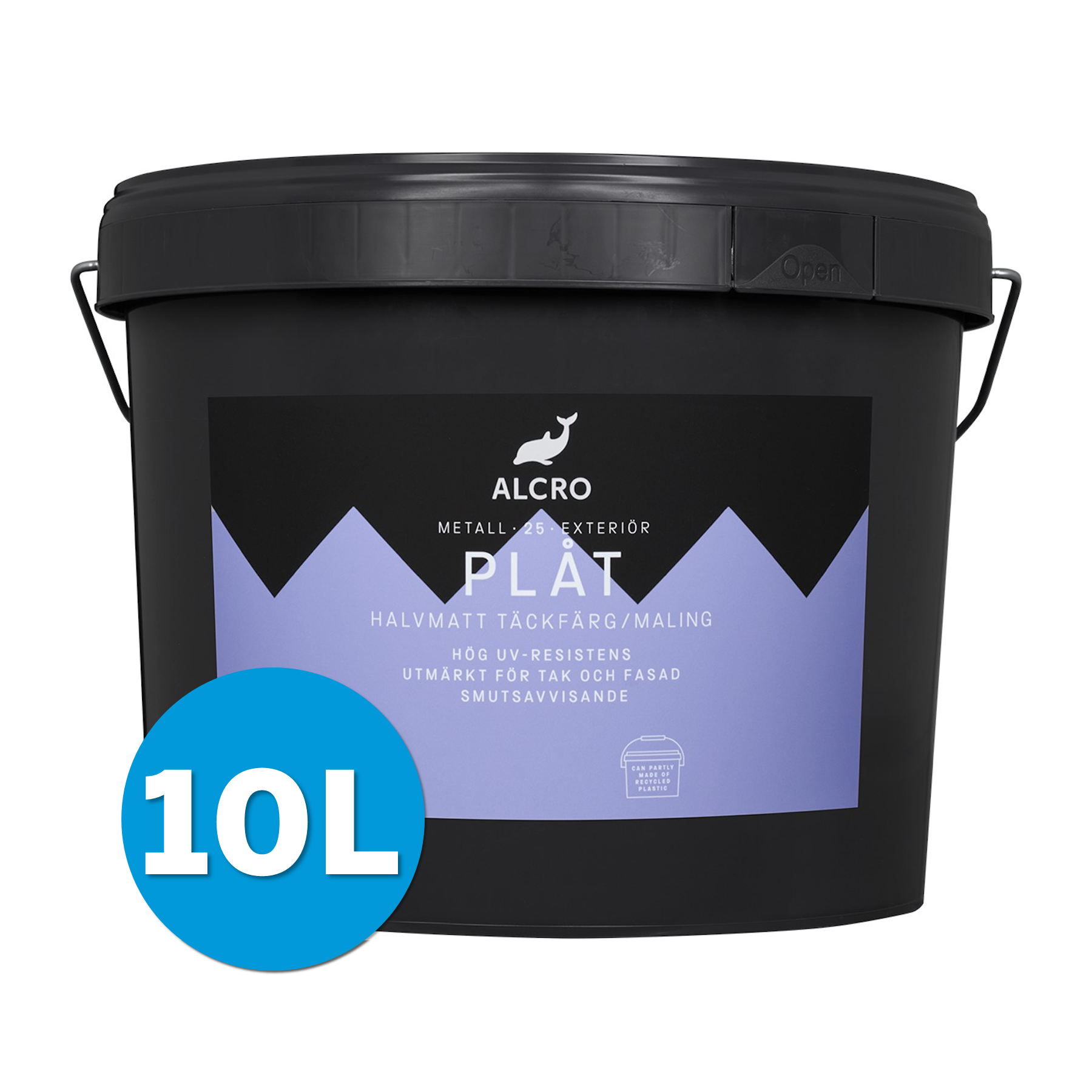 Plåt Täckfärg Fasad & Tak 10L