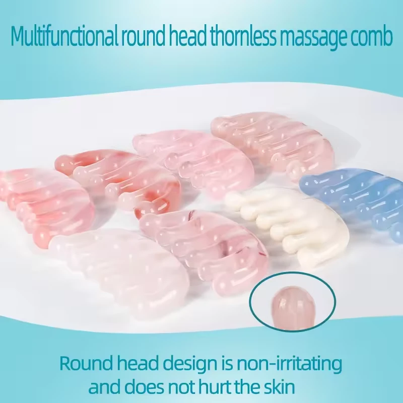 Gua sha kam - massage voor de hoofdhuid - 5