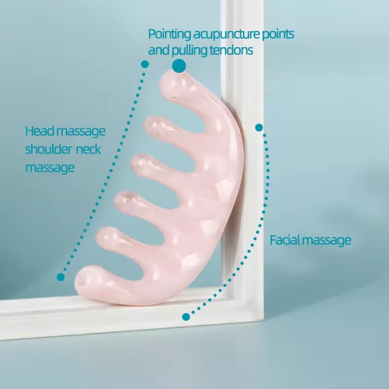 Gua sha kam - massage voor de hoofdhuid - 2