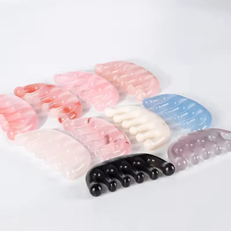 Gua sha kam - massage voor de hoofdhuid - 4