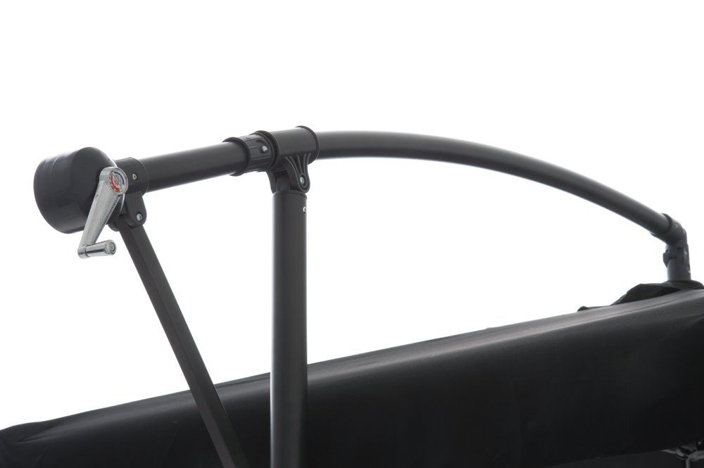 Parasoll Banana Svart 3m