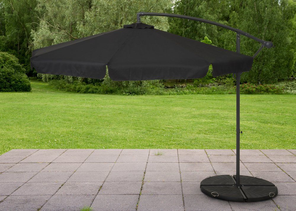 Parasoll Banana Svart 3m - 7