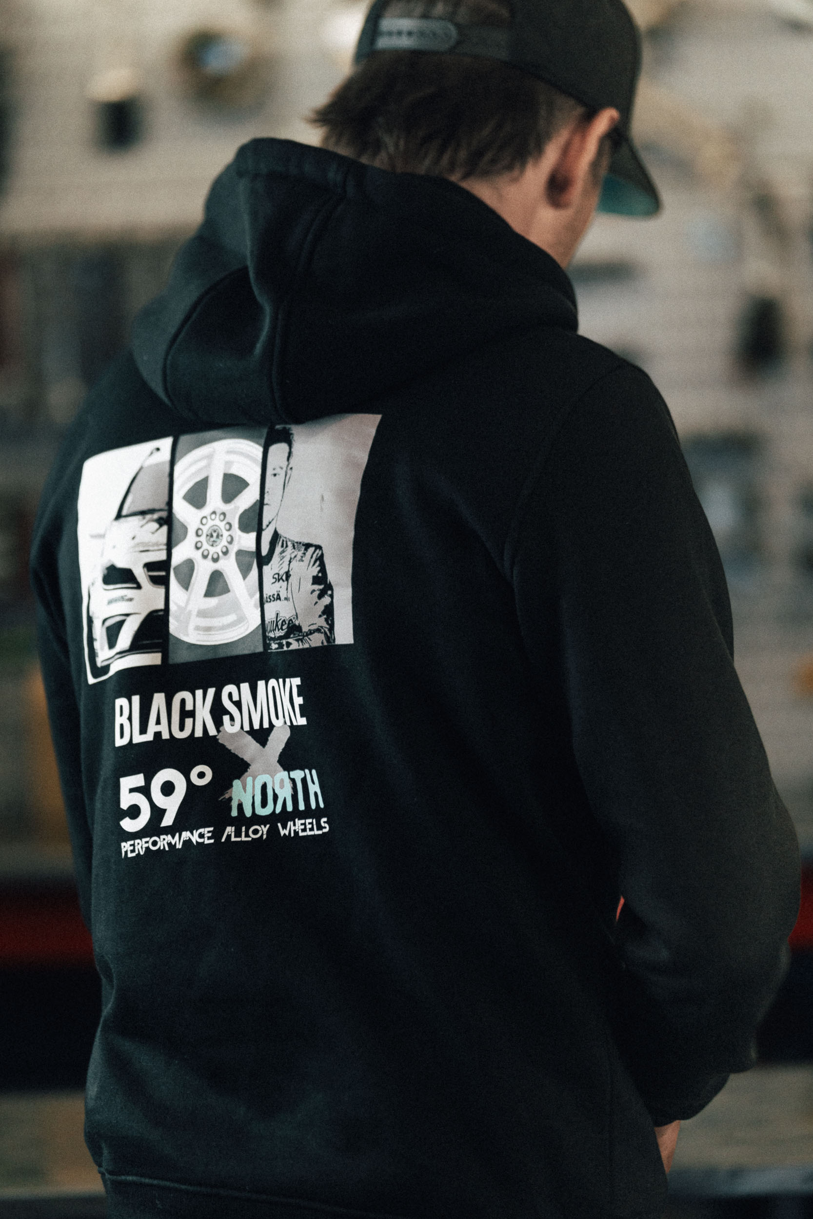 Black smoke hoodie outlet
