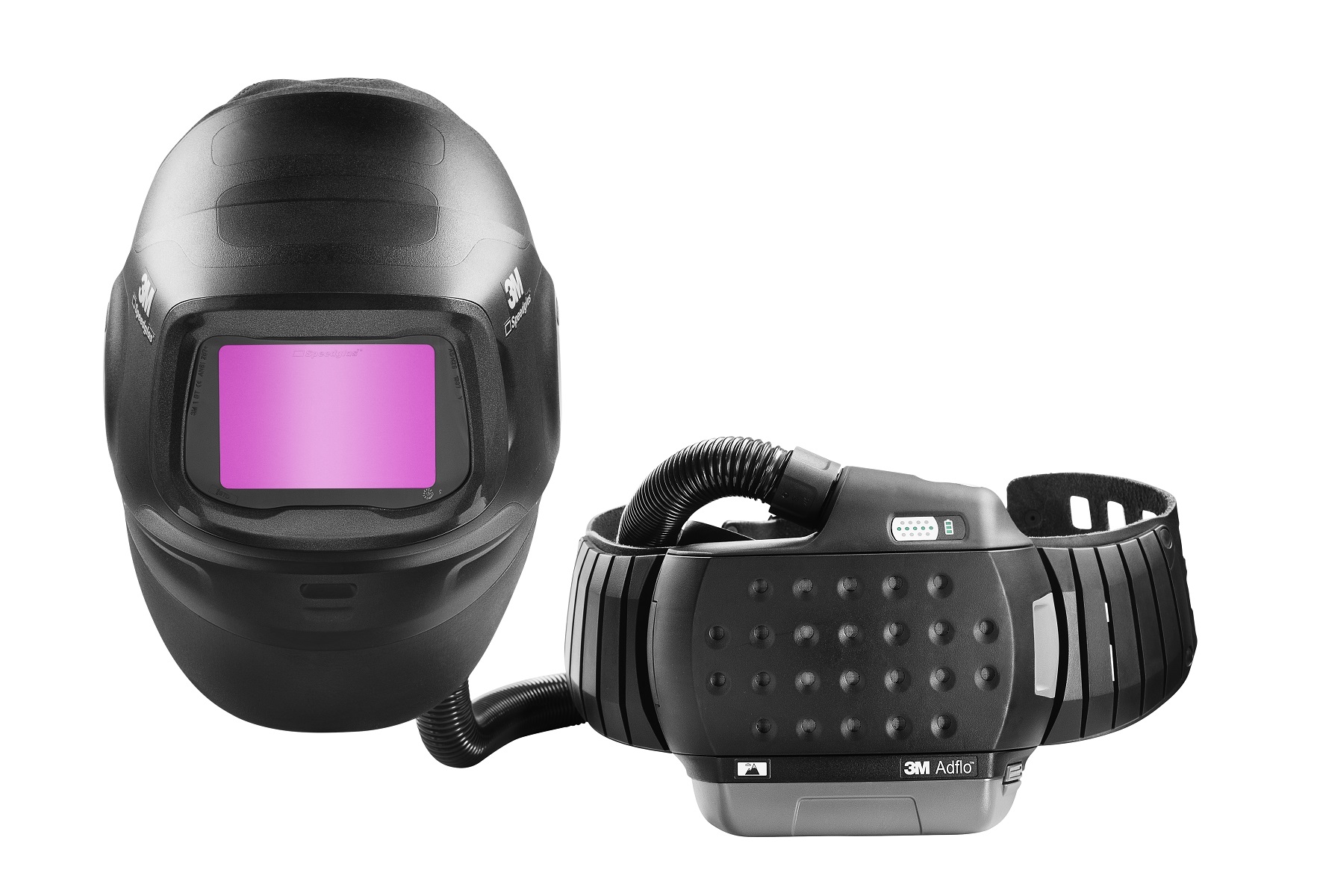 3M™ Speedglas™ G5-01 Svetshjälm, med svetsglas G5-01VC med förbrukningsmaterialsats och påse med 3M™ Adflo™ PAPR-system, 617839 - 2