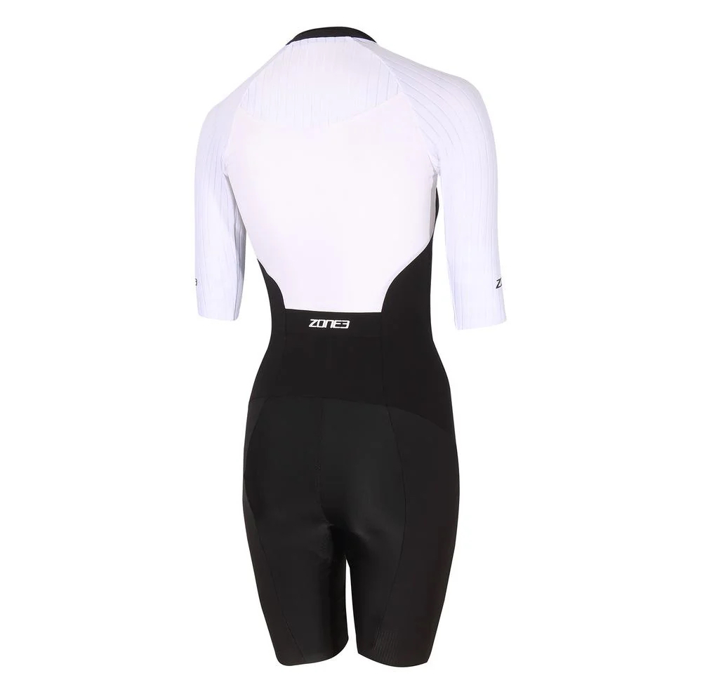 Zone3 Women's LAVA LONG DISTANCE FULL ZIP SHORT SLEEVE TRISUIT - 2