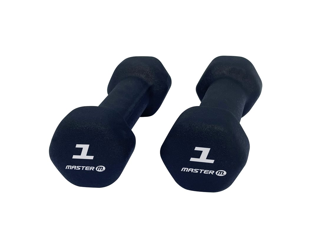 Master Neoprenhantel, 1 kg (1 par)