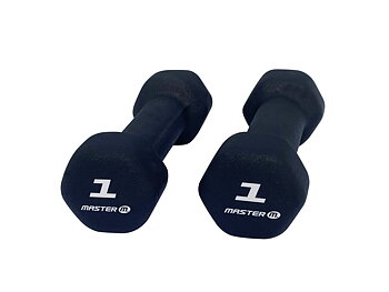 Master Neoprenhantel, 1 kg (1 par)
