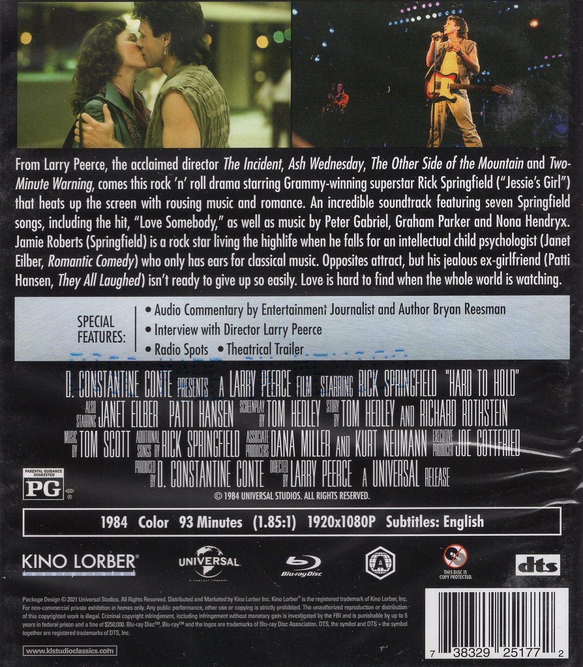 Hard To Hold (ej svensk text) (Blu-ray) (OBS! Region A) - 2