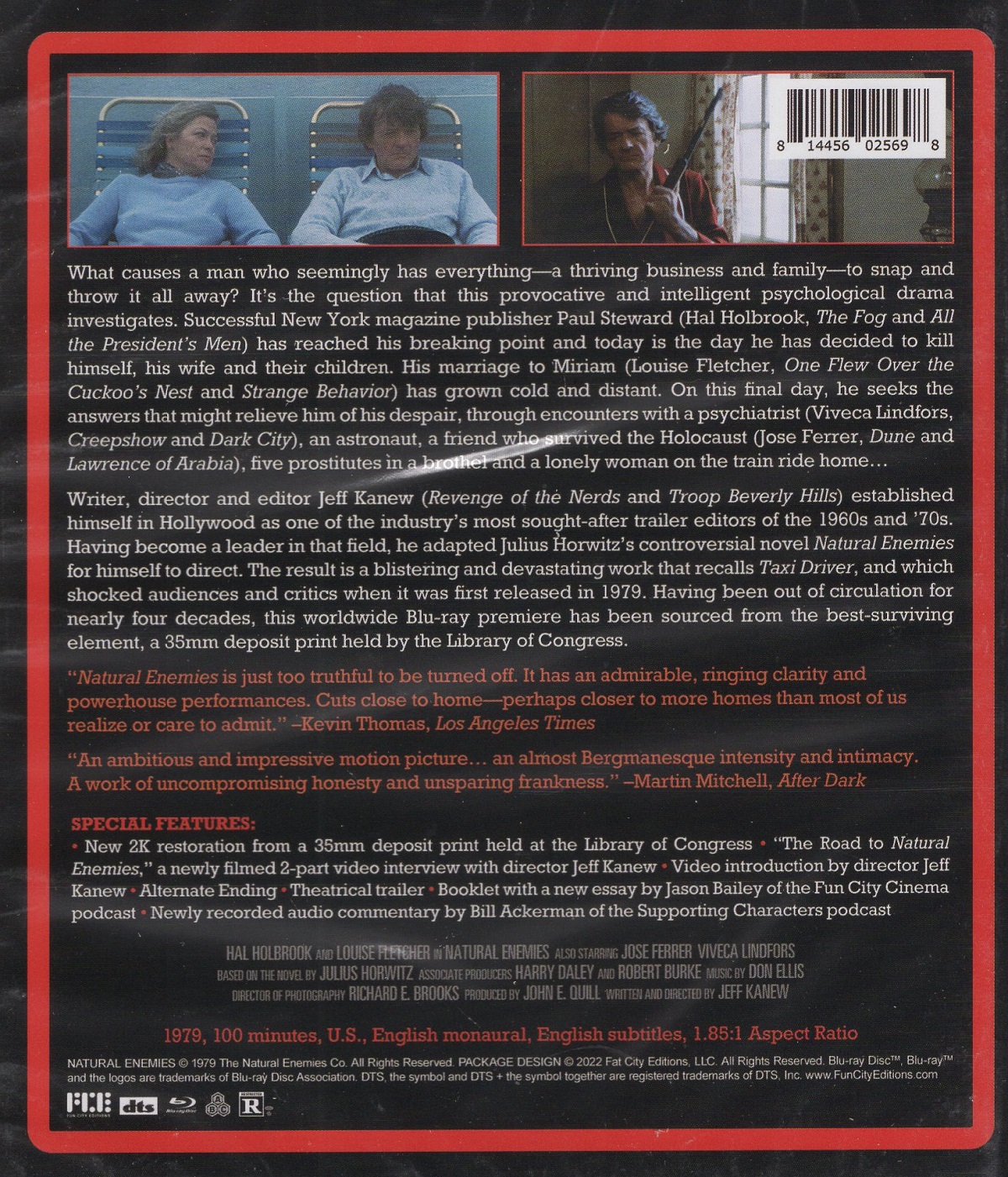 Natural Enemies (ej svensk text) (Blu-ray) - 2