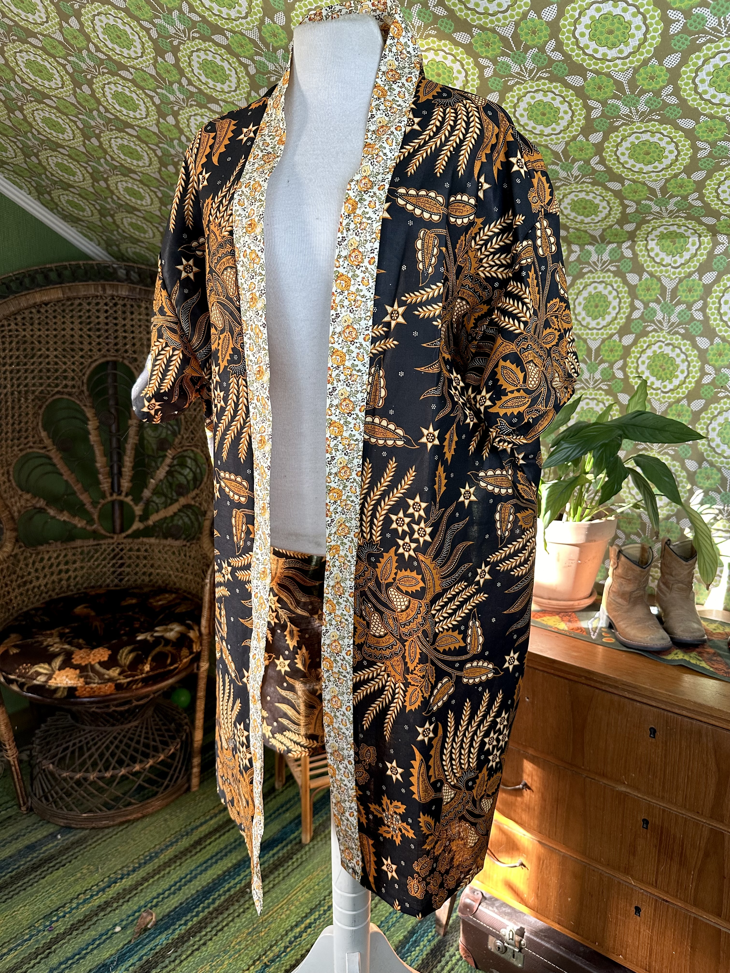 kimono  handsydd flower  - 5