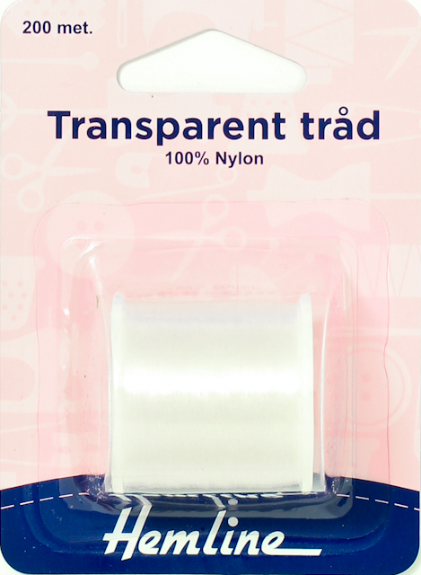 Transparent Tråd 200m Klar
