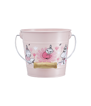 Hink Mumin i trädgården - Rosa