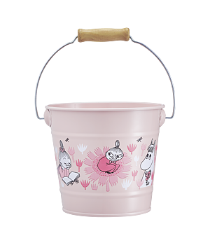 Hink Mumin i trädgården - Rosa