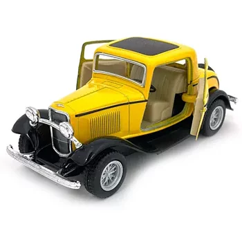 Ford Kupé 1932 Gul - Kinsmart