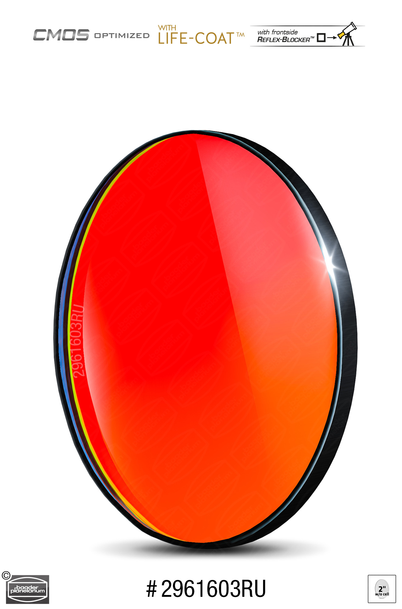 BAADER-PLANETARIUM RGB R-FILTER - 8