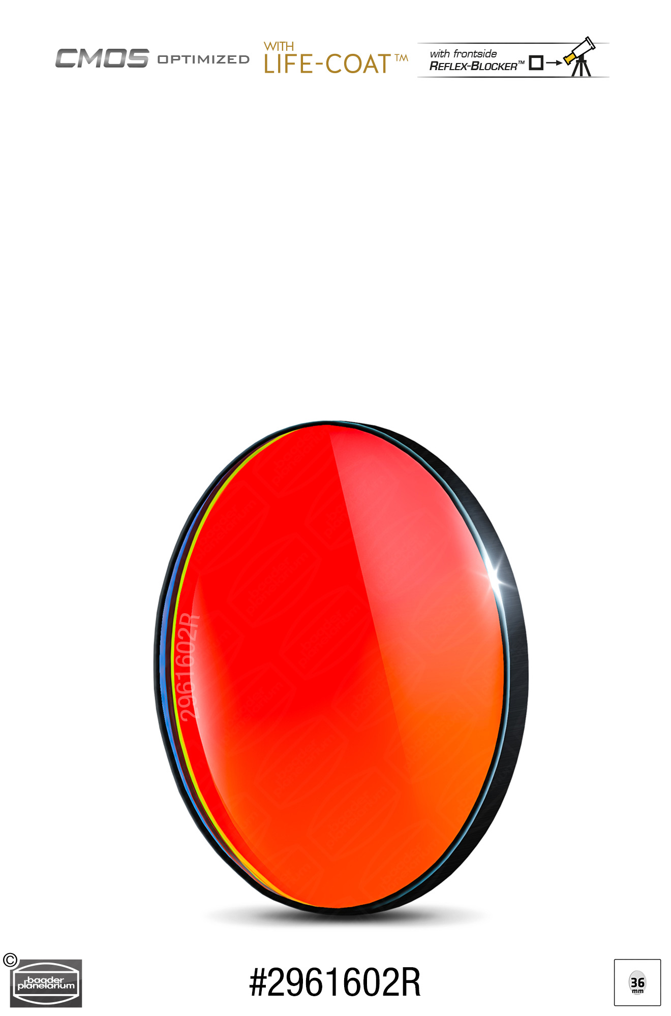 BAADER-PLANETARIUM RGB R-FILTER - 7