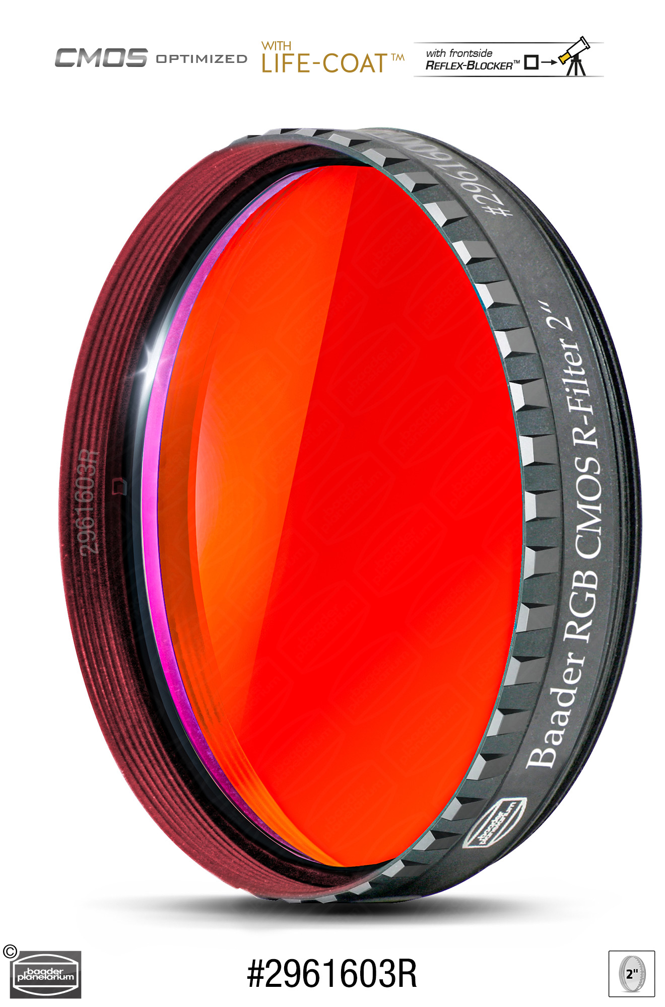 BAADER-PLANETARIUM RGB R-FILTER - 9