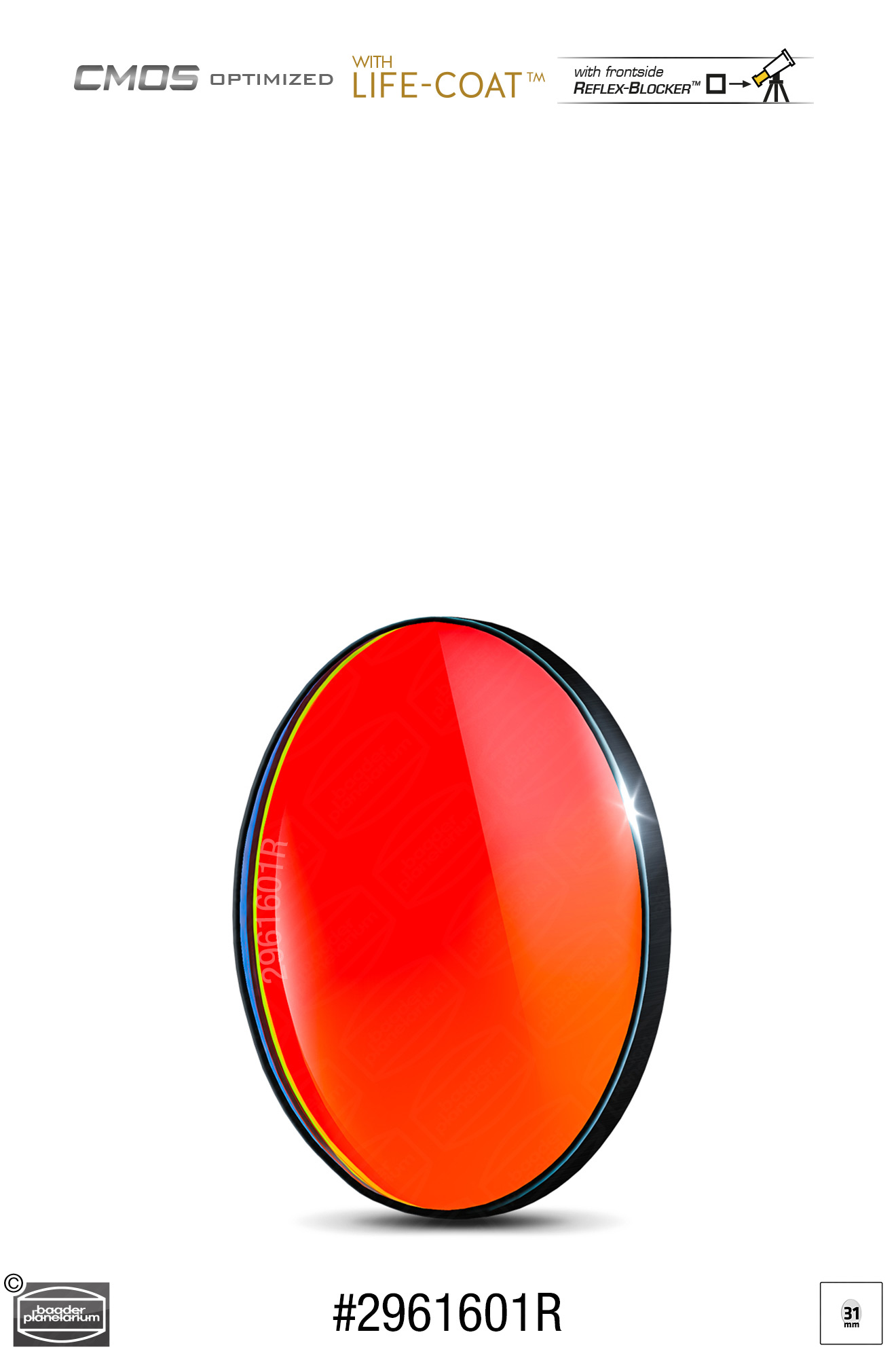 BAADER-PLANETARIUM RGB R-FILTER - 6