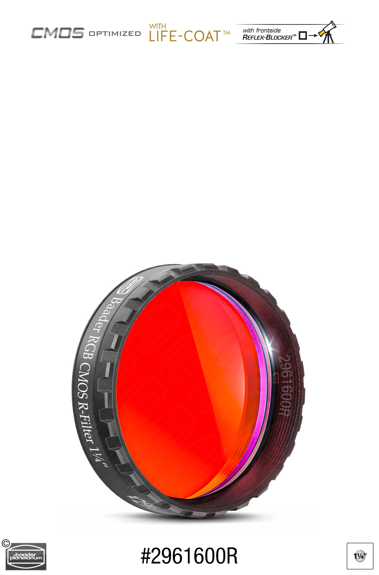 BAADER-PLANETARIUM RGB R-FILTER - 5