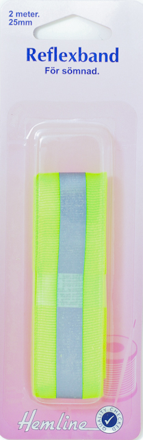 Reflexband 25mm x 2m Grön