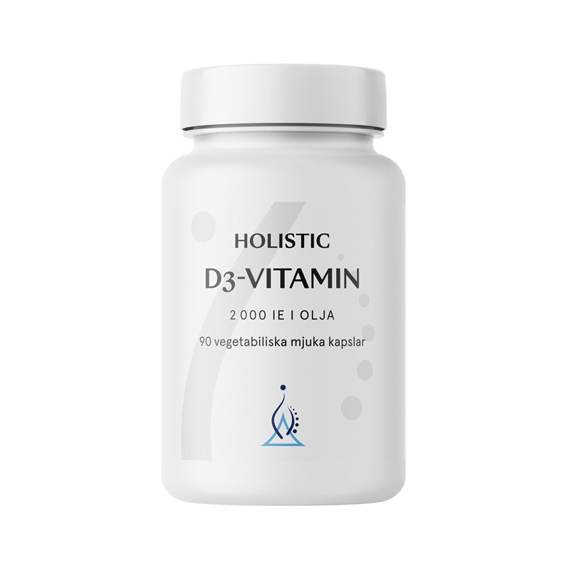 D3-vitamin 2000 i olja 90 kapslar Holistic