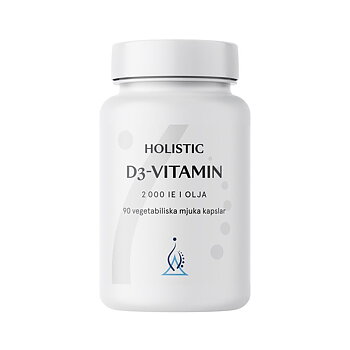 D3-vitamin 2000 i olja 90 kapslar Holistic