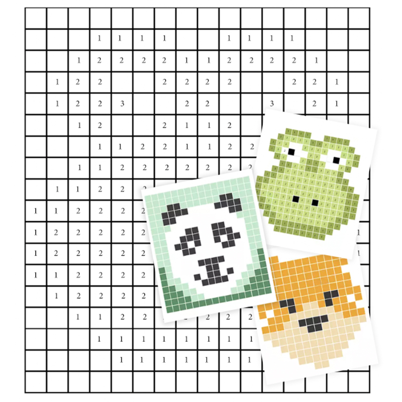 Pixelmålning djur
