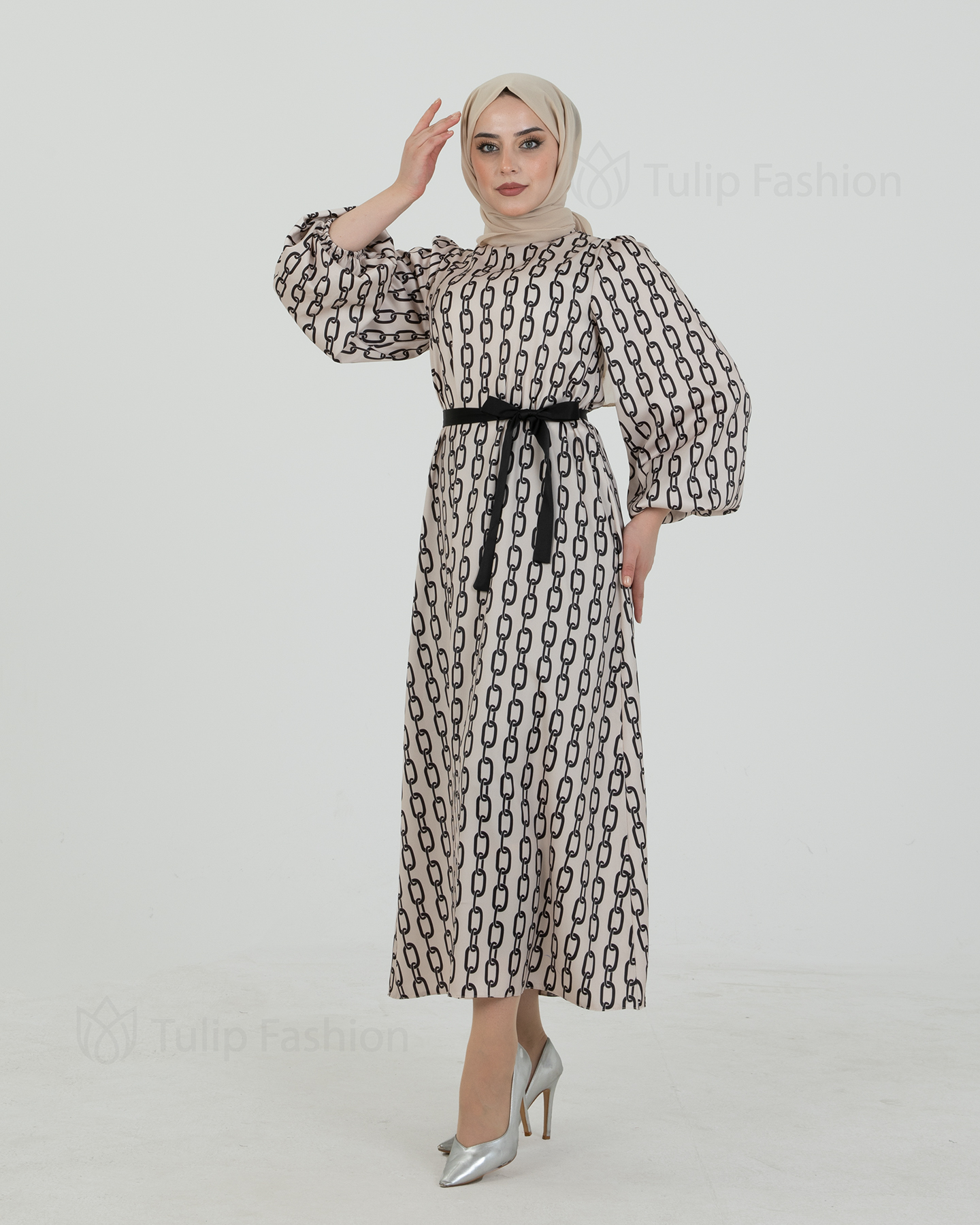Party dress - Beige - 2