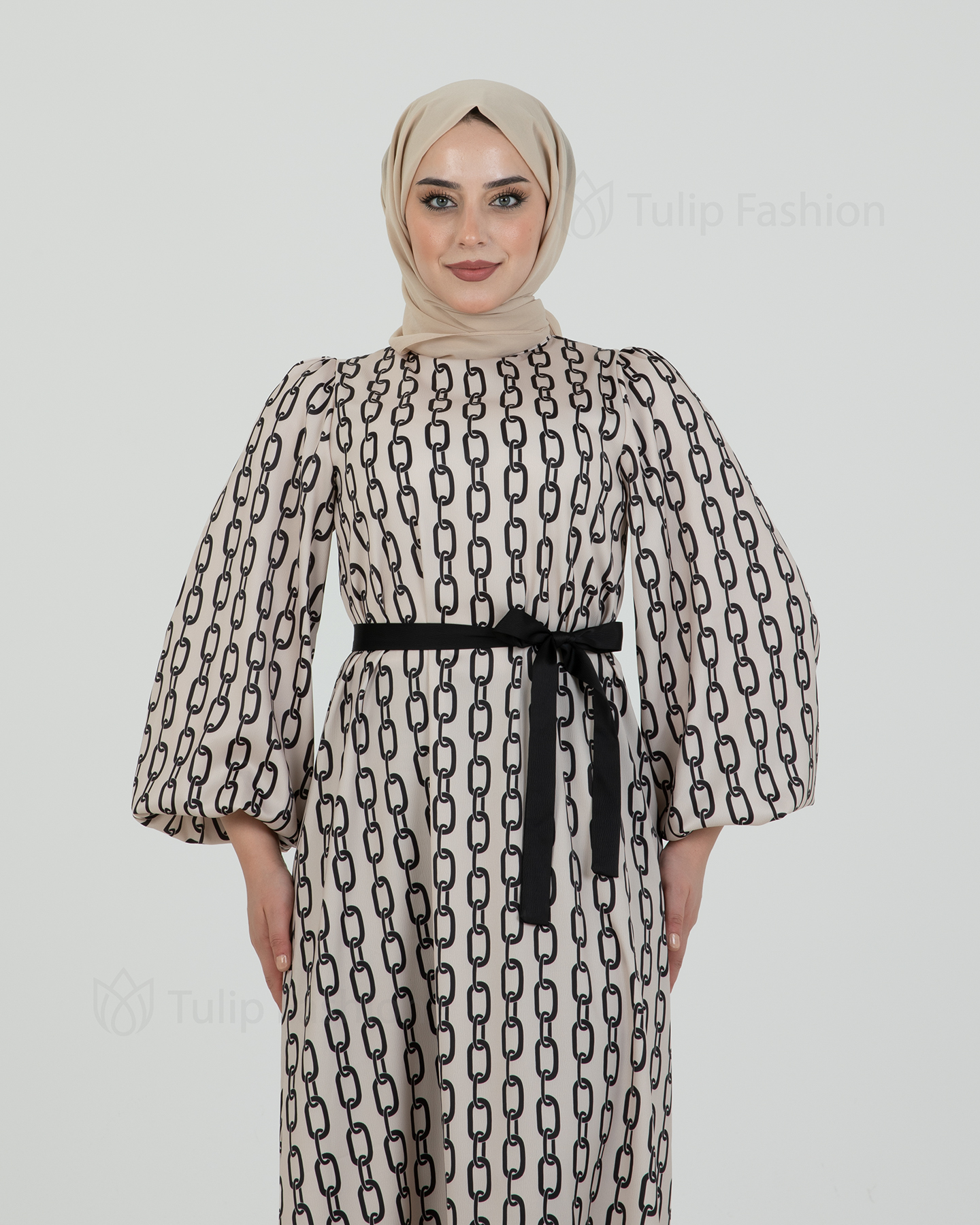 Party dress - Beige - 3