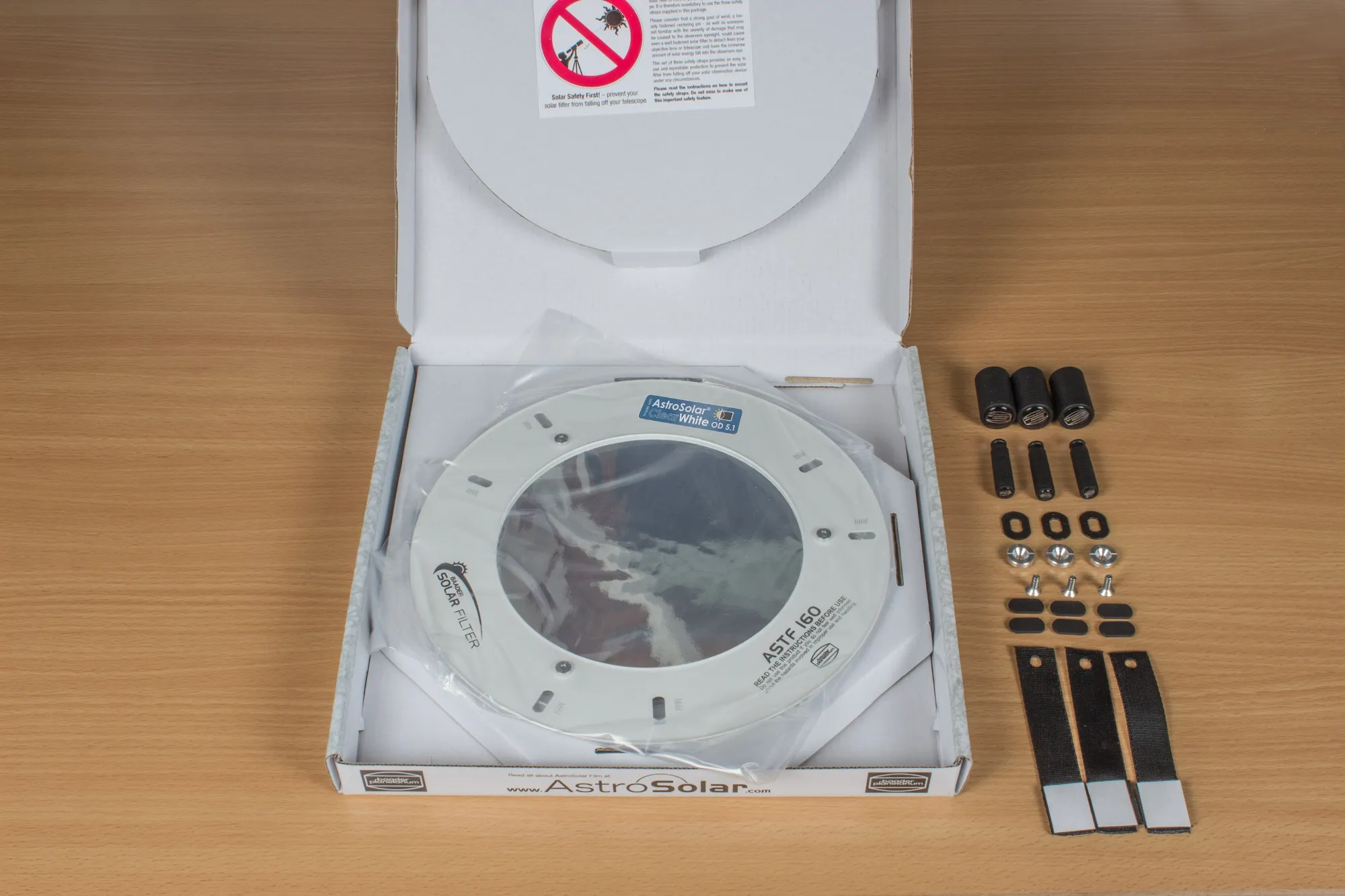 BAADER-PLANETARIUM ASTF SOLFILTER OD5.1 TILL TELESKOP - 8