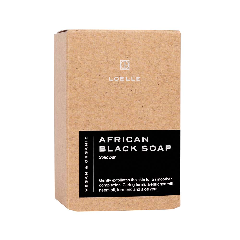 Black Soap Bar 150g Loelle