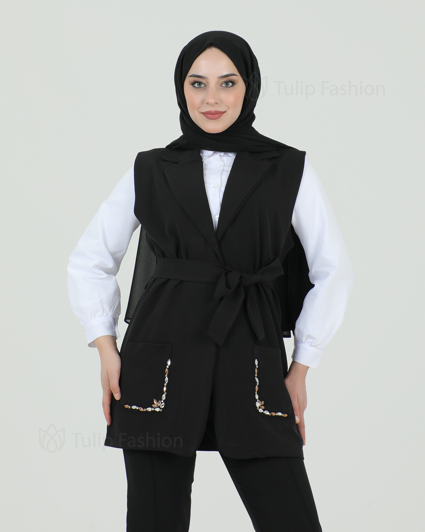Vest set 3-piece - Black - 4