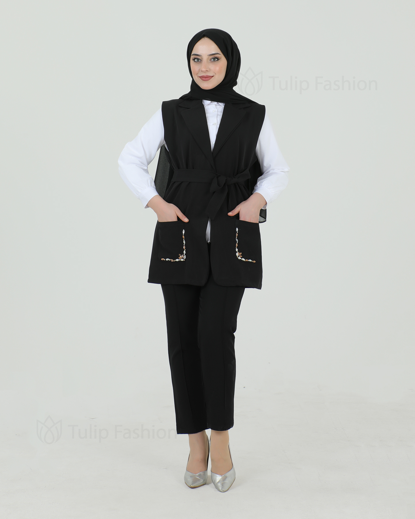 Vest set 3-piece - Black - 3