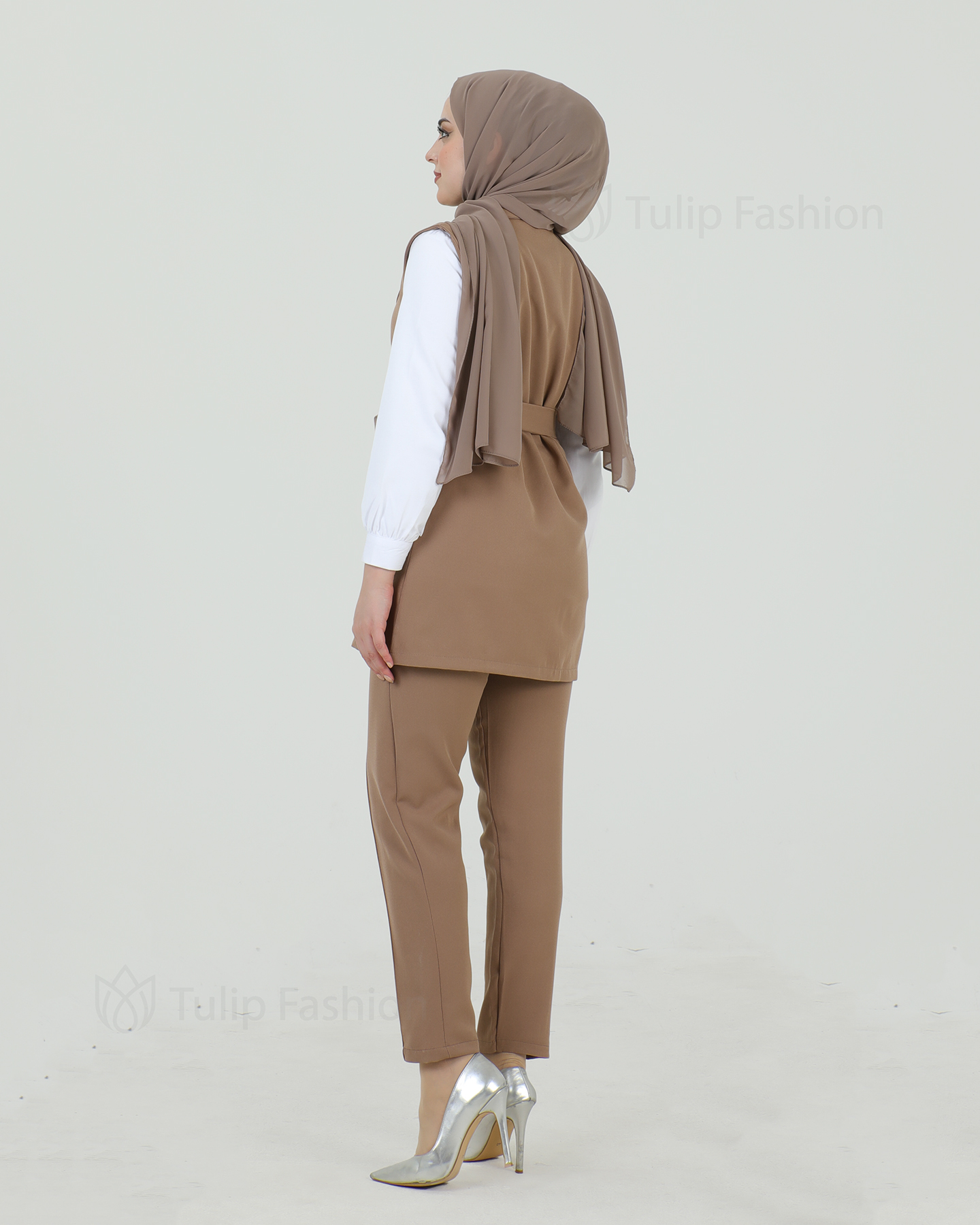 Vest set 3-piece - Beige - 4