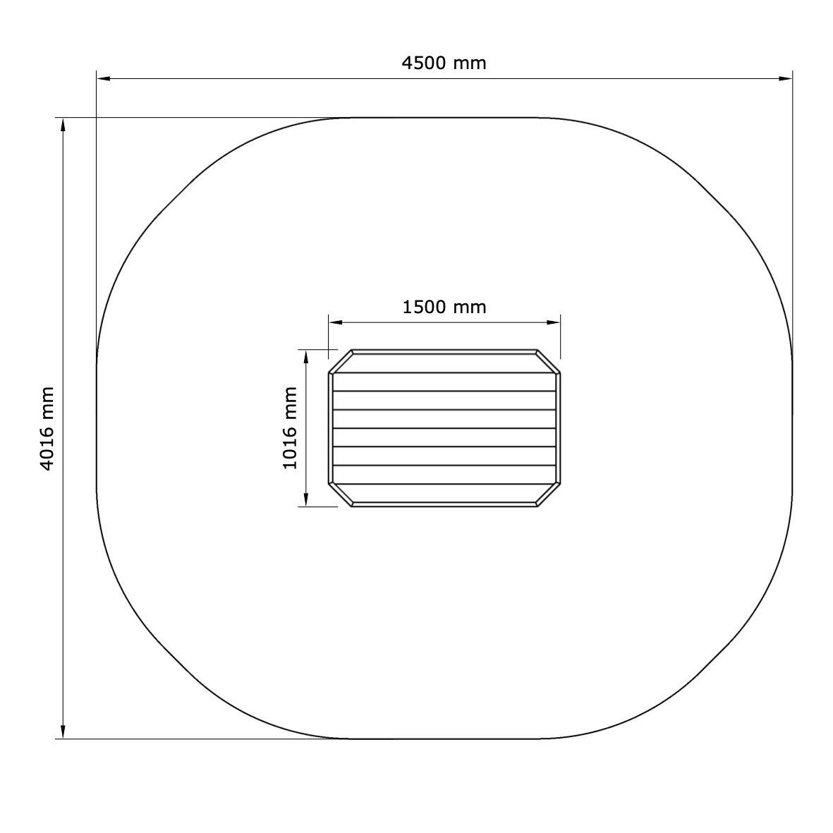 Plattform Bredd 1,5 m - 2