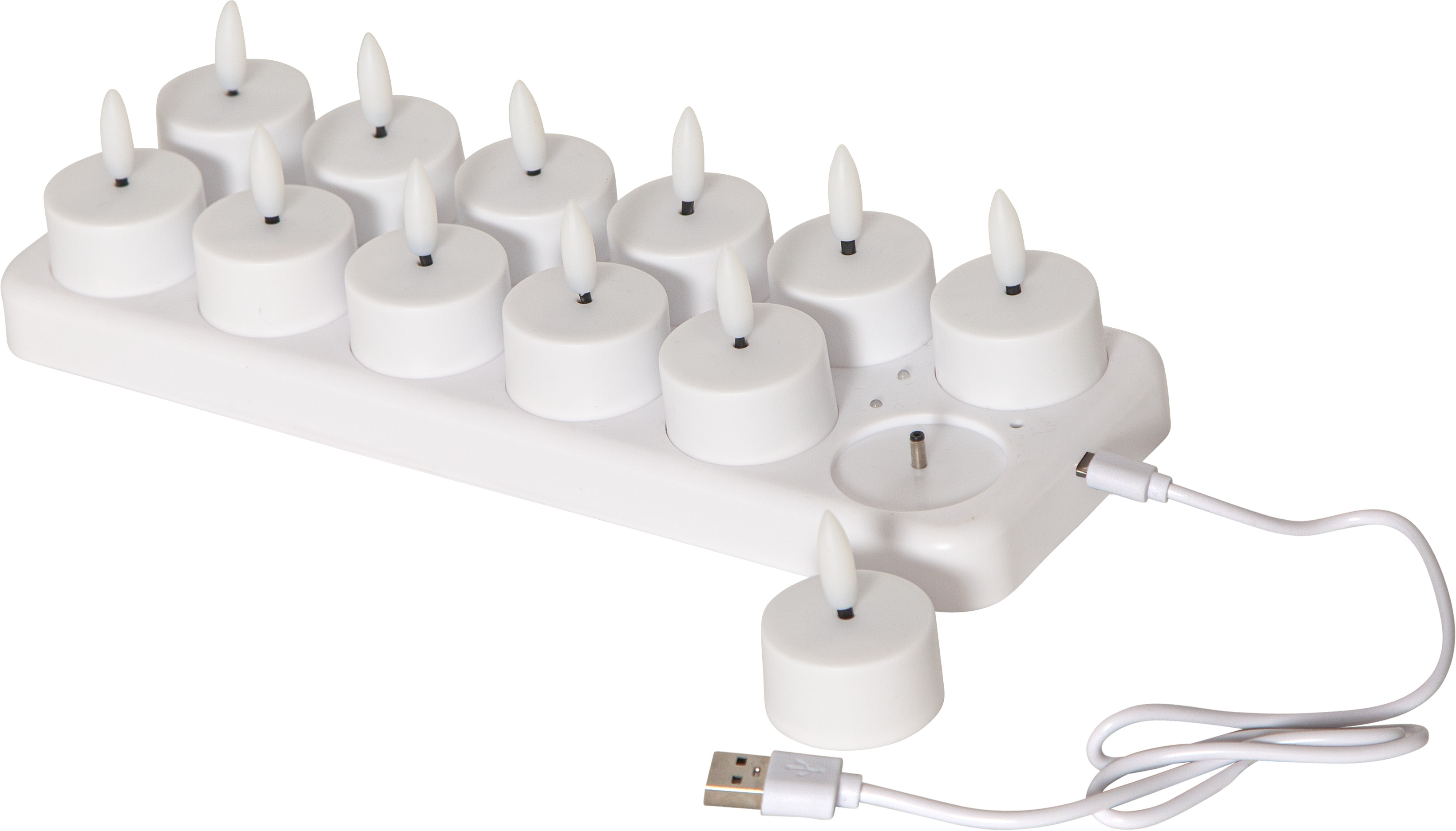 STAR TRADING LED VÄRMELJUS 12-PACK FLAMME CHARGE