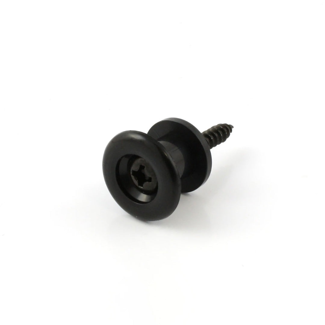 Axelbandsknopp Plast, Svart, 14 mm