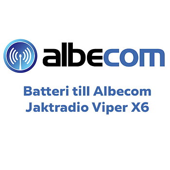 Batteri till Albecom Jaktradio Viper X6