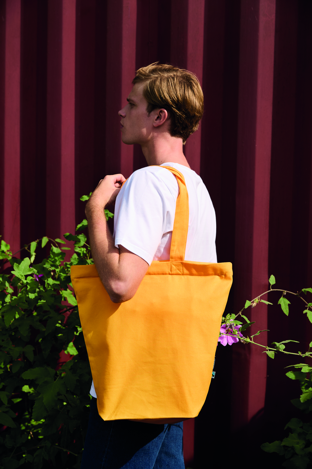Panama Tote Bag W. Zip - Neutral - Fairtrade & Organic GOTS - 4 different color