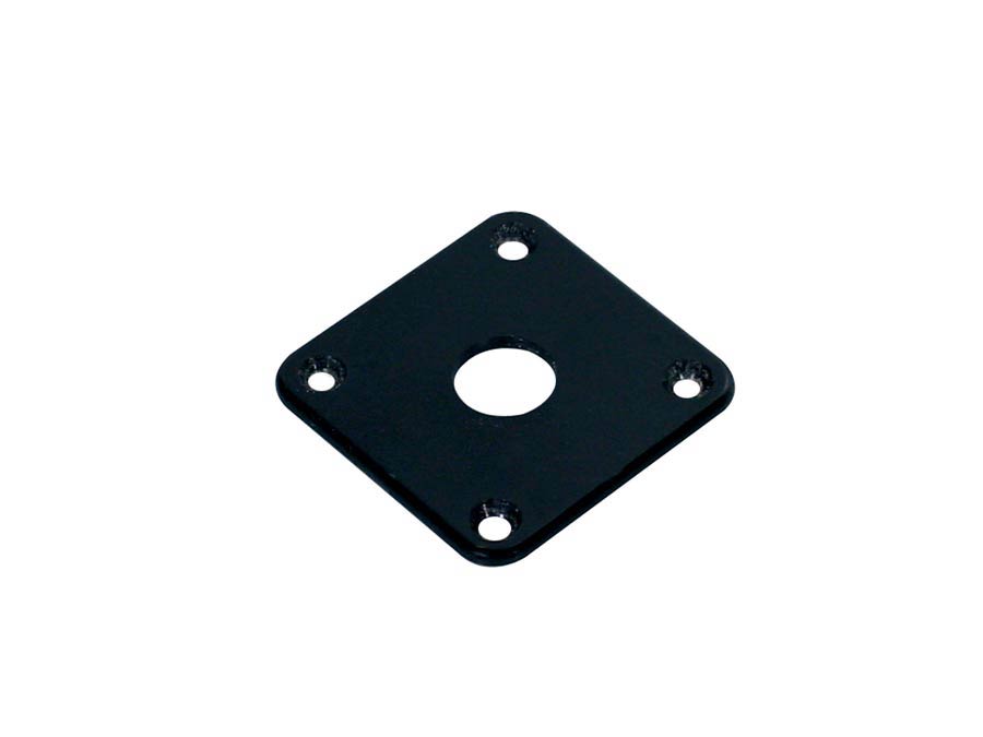Jack Plate Square, Plastic, Black