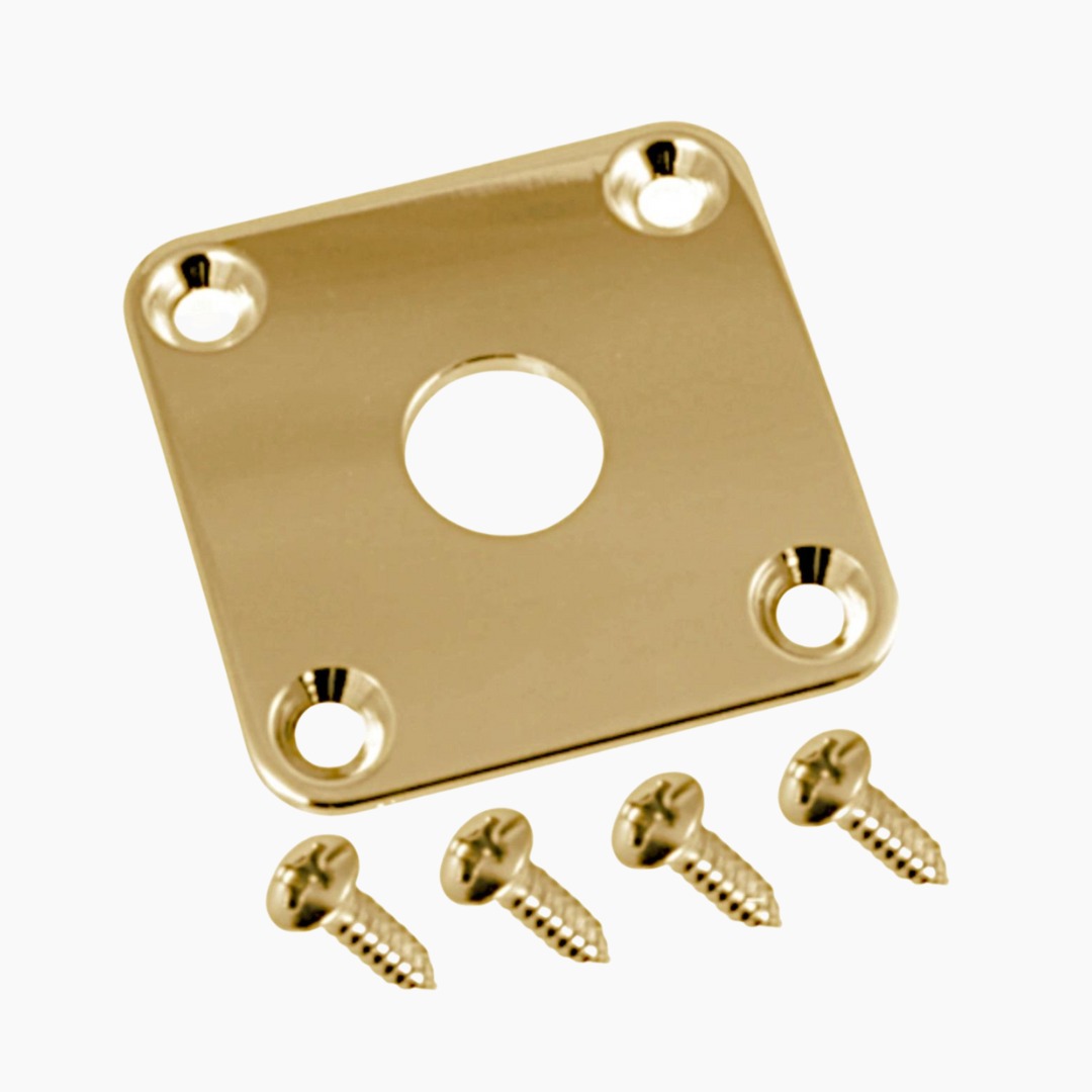 Jack Plate Square, Curved, Gold