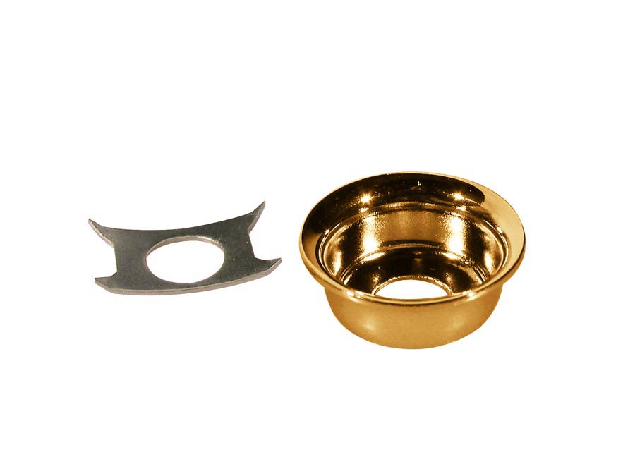 Jack Plate TE-model input cup, Gold