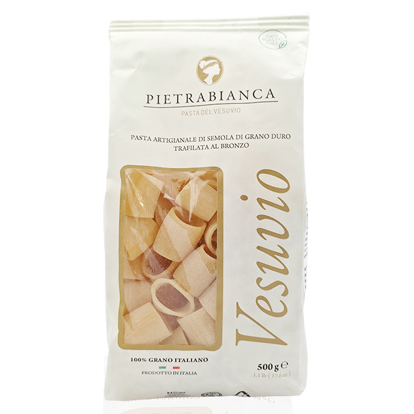 Pietrabianca pasta, Mezzi Paccheri Lisci, 500 g