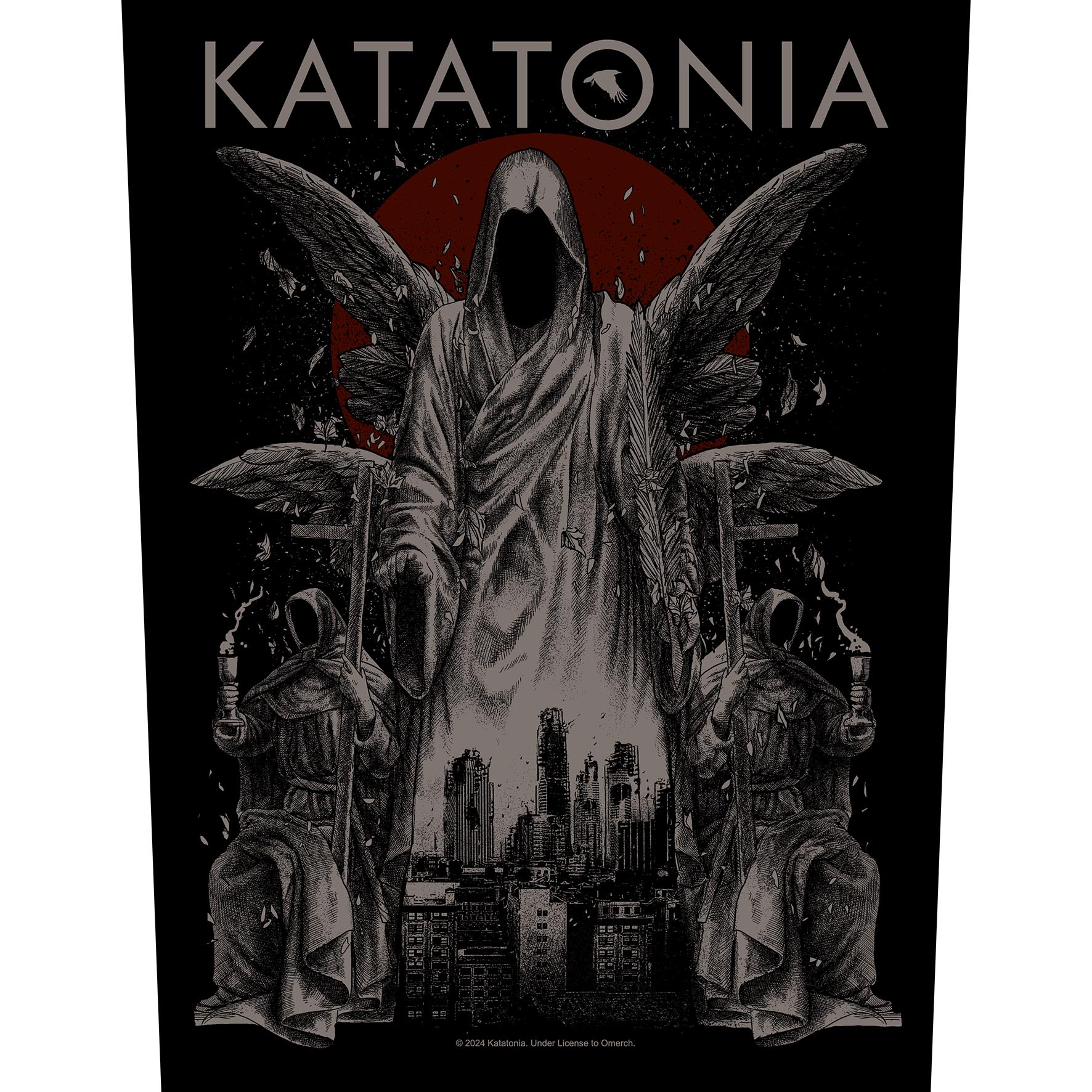 KATATONIA  BACK PATCH - NIGHT IS THE NEW DAY
