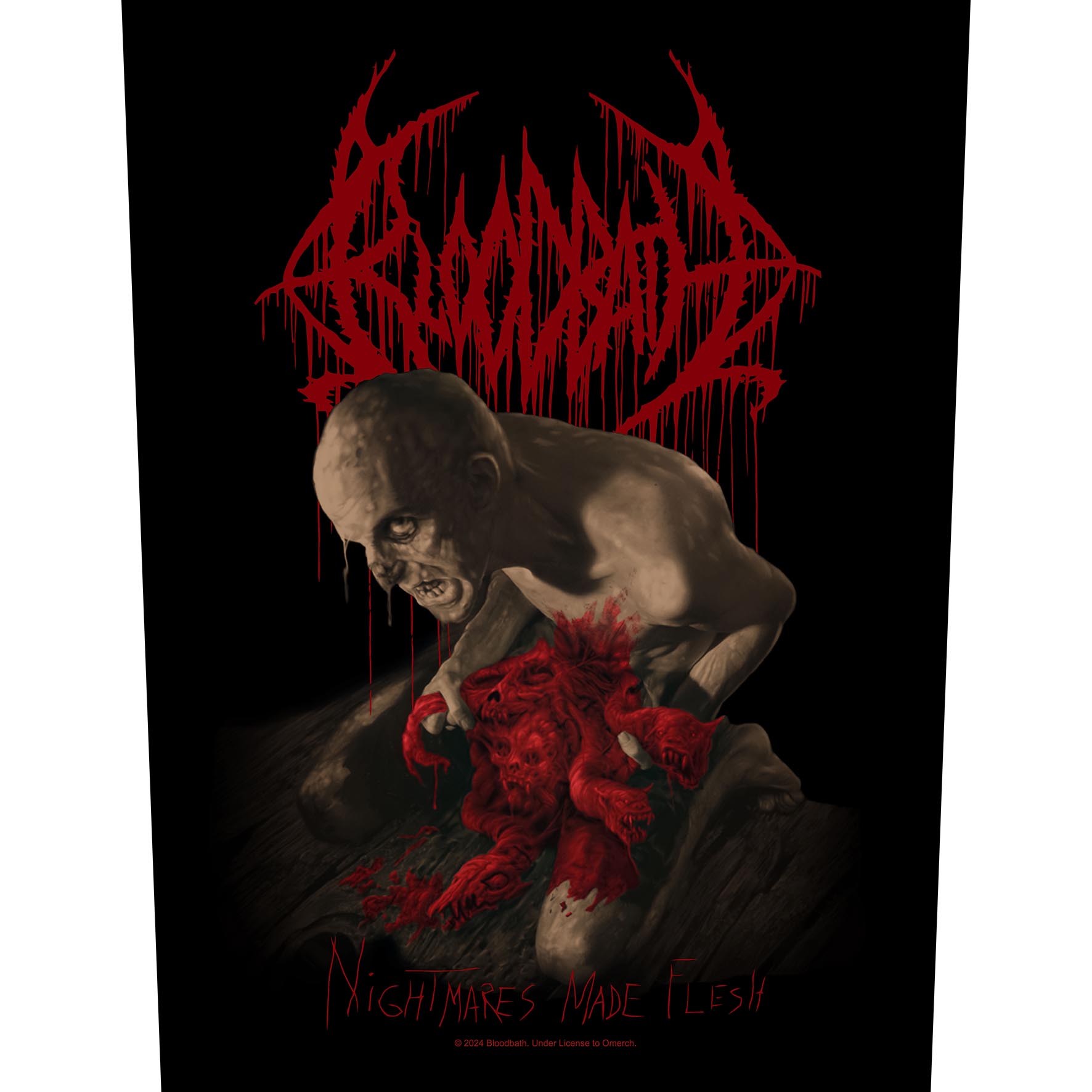 BLOODBATH LOST  BACK PATCH - NIGHTMARES MADE FLESH