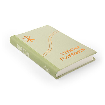Svenska Folkbibeln 2015 Slimline, grön linnestruktur
