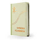 Svenska Folkbibeln 2015 Slimline, grön linnestruktur