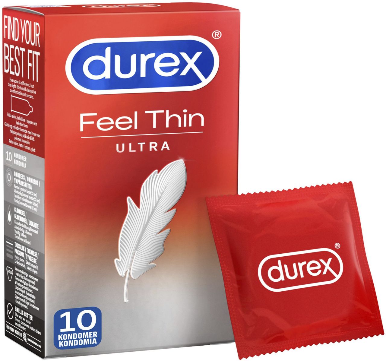 Durex Feel Thin Ultra 10 st