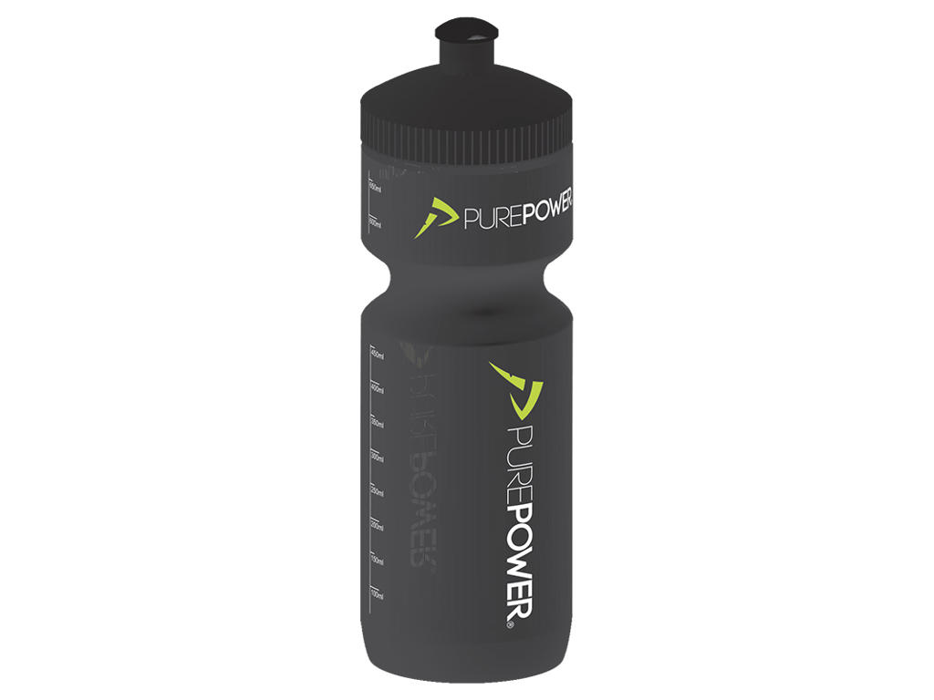 PUREPOWER Water bottle Power bottle 750 ml Smoked Black